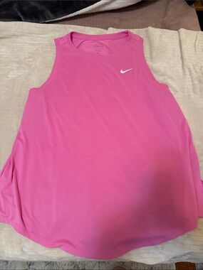 Nike Women's Hot Pink Sleeveless Dri-FIT Tank